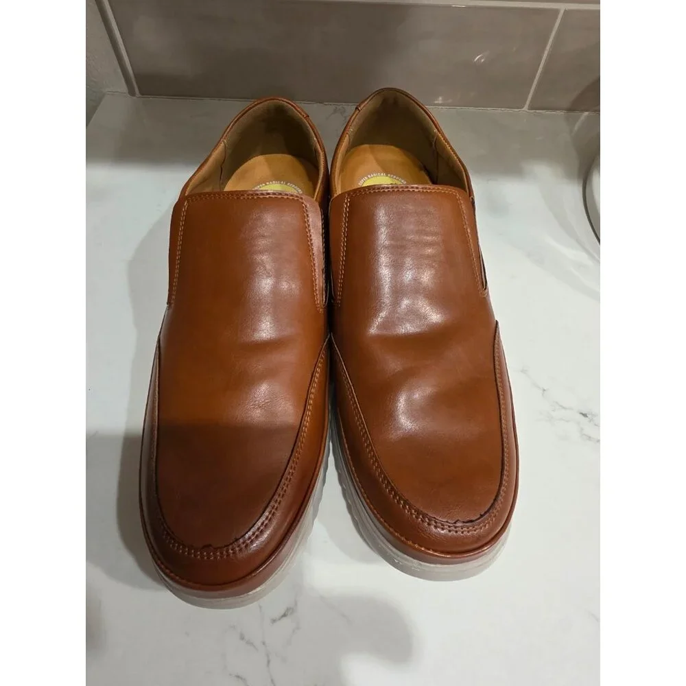 NWT Men's sz 11W Deer Stags Bayport Dark Luggage Supro Inside Slip On Loafer - Picture 7 of 8